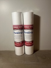 2 Pure Drop Sediment Water Filters # PDR-FP15