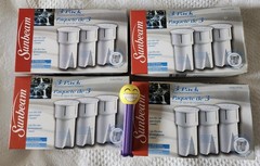 SUNBEAM Water Pitcher Filter Replacement Cartridges PF1000 3 Pack x 4- 12 Total