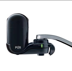 PUR PLUS Faucet Mount Filtration System, Black