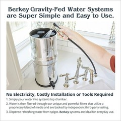 BB9-2 Black Berkey Water Filter Replacement Elements (4-Pack)