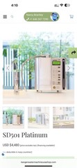 Kangen Enagic Leveluk SD501 Platinum Water Alkaline Ionizer Filter Machine