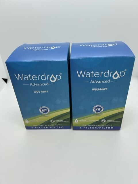 2 Waterdrop Advanced Water Filters WDS-MWF New in Box