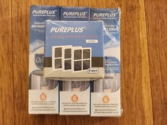 PurePlus Refrigerator Water Filter PP-RWF1200A – 3 Pack + AF004 Air Filters