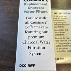 LOT OF 2 PACKS Cuisinart Replacement Charcoal Water Filters 2 per box = 4 total