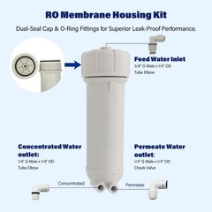 600 GPD RO Membrane with Reverse Osmosis Membrane Housing Set, Reverse Osmosi…