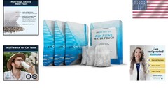 Alkaline Water Filter Pouch 3pk – Portable pH 9 Water Filtration, Minerals, C…