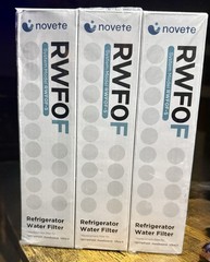 NOVETE EWF0-S Water Filter Replacement PureSource Ultra II RWF0F~LOT OF 3~NEW