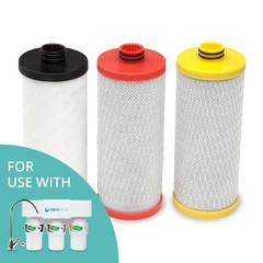 Under Sink Water Filter Replacement Pack 99% Contaminant Removal Easy Install US