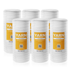 10 x 4.5 Inch SWC-45 5 Micron String Wound Sediment Water Filter 6 Pack