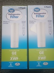 GREAT VALUE GVF034 REFRIGERATOR WATER FILTERS/Compatible With GE XWF/NEW