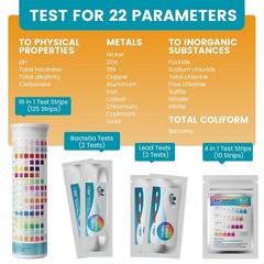 16 in 1 Drinking Water Test Kit 100 Strips