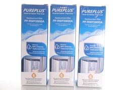 3 PurePlus PP-RWF0900A/PP-RWF09004-S Refrigerator Water Filter Replacemen Sealed