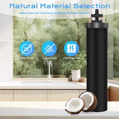 NSF Certified Gravity Water Filter Replacement – 2 Pack for Berkey Systems