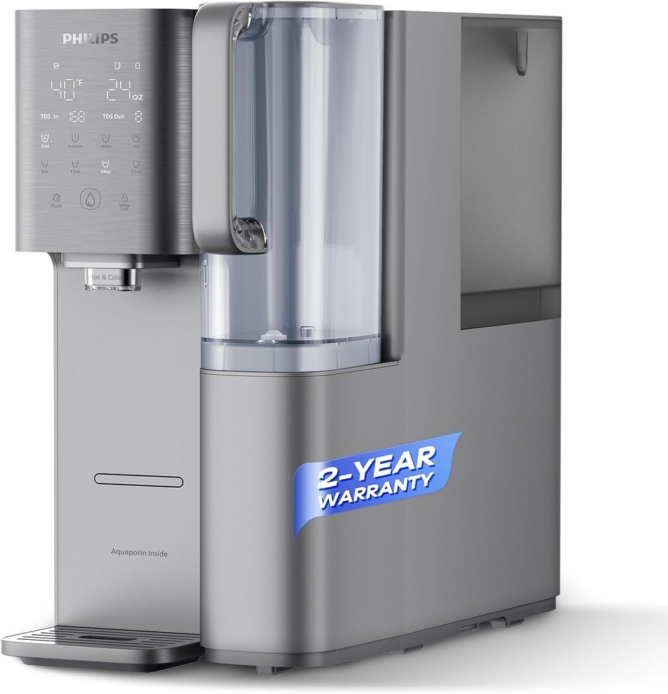 NEW PHILIPS Reverse Osmosis Water Filter Countertop ADD6928DG/37(Cold&Hot)