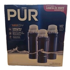 PUR Max Ion PPF951K Lead Reduction Water Pitcher Replacement Filter 3 Pack New