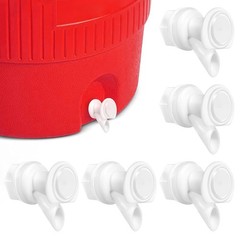 3Pcs Push Button Water Spigot Cooler Replacement,Compatible with White