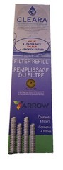 Cleara Filter Refill Box of 4 Use/ Arrow Home Products Water Filtration #76954