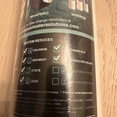 NEW Whirlpool WHEERM Reverse Osmosis Replacement Membrane Water Filter Ultraease