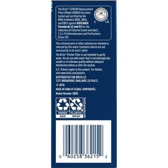 Brita Stream Replacement Water Filter for Pitchers and 3 Count, Gray