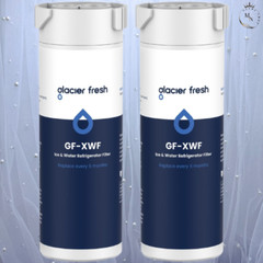 Glacier Fresh XWF Replacement FOR GE XWF Refrigerator Water Filter Pack Of 2