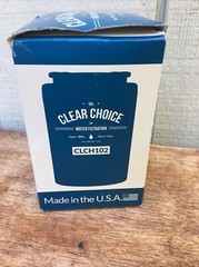 Clear Choice Water Filtration Filter CLCH102 Replacement for GE, Kenmore 