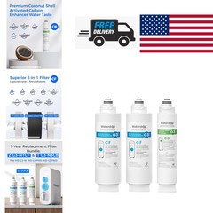 Multi Stage Filtration System Replacement Filter for Reverse Osmosis Under Sink