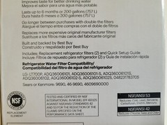 BE-LGLT7532 Best Buy Essentials Replacement Water Filter 2Pk LG, Sears & Kenmore