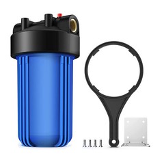 2Pack 10 Inch Big Blue Whole House Water Filter Housing For 10″ x 4.5″ Filters