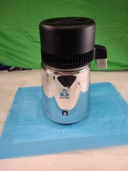 DC HOUSE 1 Gallon Water Distiller Machine 750W Distilling Pure Water for Home
