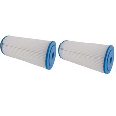 – 10″ x 4.5″ Pleated Water Filter Cartridges with American Plumber W30PEHD, W…