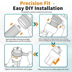 2-Stage Replacement Filters, Compatible with A. O. Smith AO-US-200-R 2-Pack