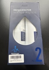 TEEHAY Refrigerator Water Filter 2 Pack Model TH-04 Replacement For WF3CB
