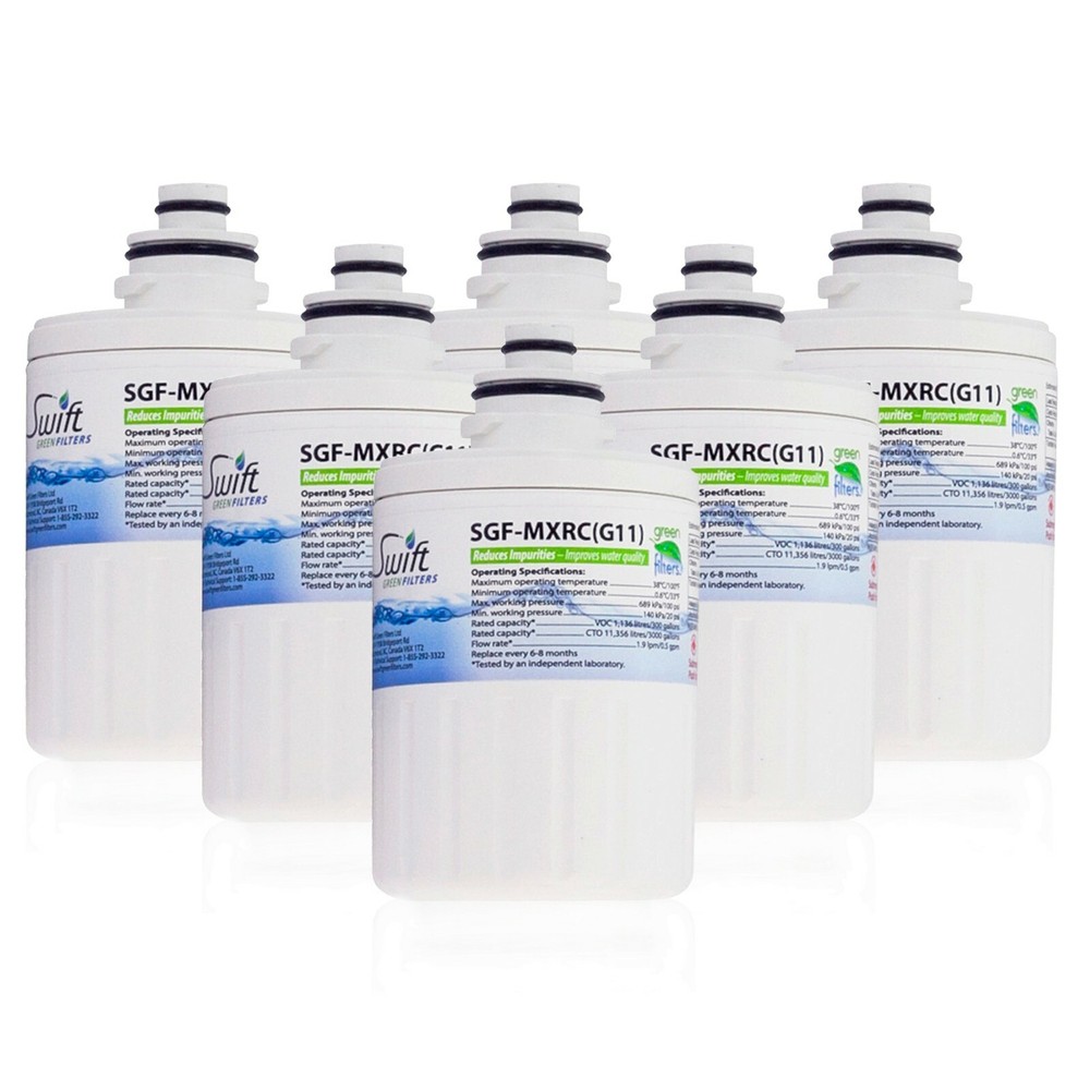 Swift Water Filter SGF-MXRC Replacement for GE Smartwater FXRC, MXRC (6 Pack)