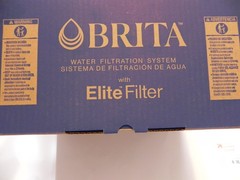 Brita Water Filtration System 10 Cup Pitcher White w/Elite Filter