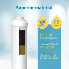 AQUA CREST 5KDC Under Sink Water Filtration System, NSF Certified, 5K Gallons(2)