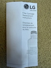 LG LT1000P/PC/PCS Refrigerator Water Filter Replacement, Two Brand New & Sealed