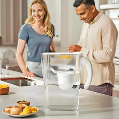 Water Replacement Filter for Pitcher,Compatible with Clearly Filtered Water Filt