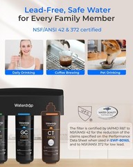 Waterdrop TSA 8 Layer Under Sink Water Filter System NSF