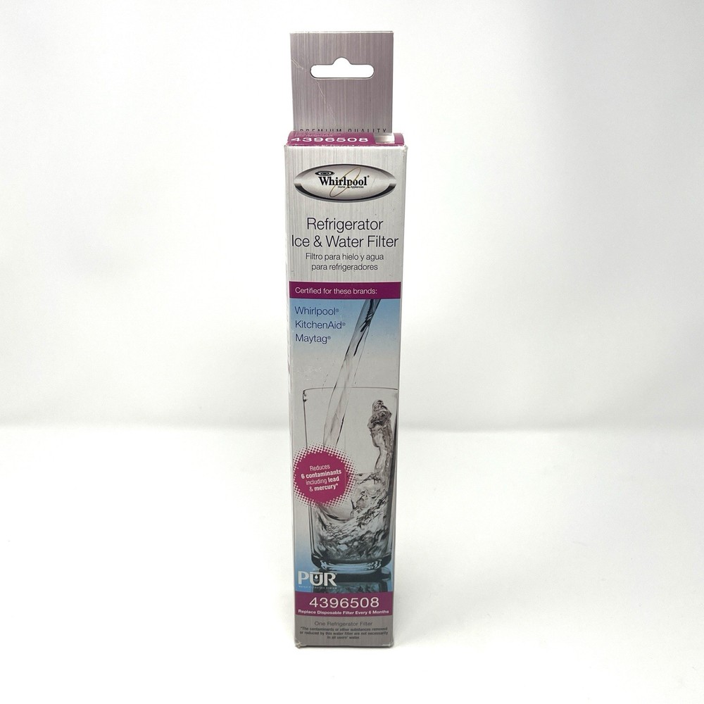 Whirlpool 4396508 Genuine OEM Refrigerator Ice & Water Filter PUR – New