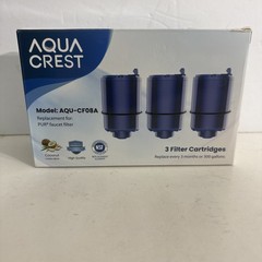AQUA CREST Faucet 3 Filter Replacement pack for All PUR, PUR PLUS AQU-CF08A NEW