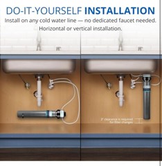 Aquasana Under Sink Water Filter – Reduces 99% of 78 Contaminants Including Chlo