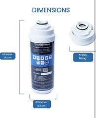 Waternium Water Filter Compatible with Elkay 51300C, 51299C, EWF3000 *12 Pack*