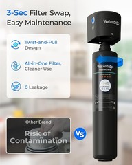 Waterdrop 15UA Under Sink Water Filter System Reduces Lead Chlorine 16K Gallons