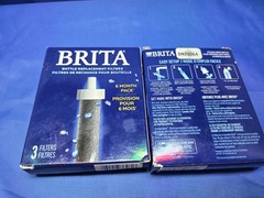 2x Brita Water Bottle Replacement Filters 3-Packs — Fits ALL Brita Bottles NEW