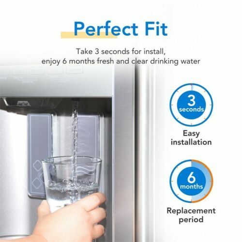 3 PACK Fit For 4396508 4396508P 4396508T Refrigerator Water Filter Icepure