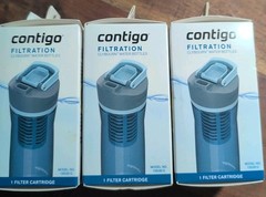 3 PK Contigo Replacement Water Filter Cartridge #1352812 Clybourn Water Bottles