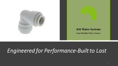 John Guest RO Elbow Water Fitting 1/4″ push to connect union elbow