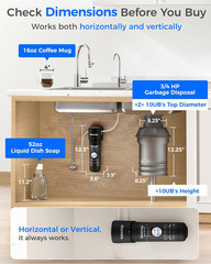10UB under Sink Water Filter System, Reduces PFAS, PFOA/PFOS, Lead, Chlorine, Ba