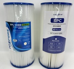 PurePlus IcePure WholeHouse Pleated Sediment Filter 10 x 4.5 PPL10BB Pack Of 2