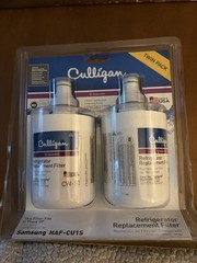 Culligan CW-S1 Refrigerator Replacement Water Filter 2 Pk Fits Samsung HAF-CU1S